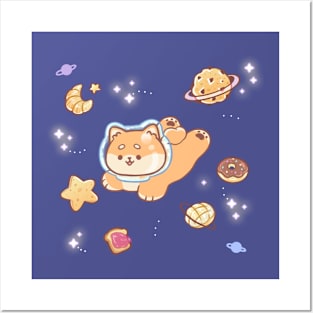 Cute Shiba Pastry Universe Posters and Art